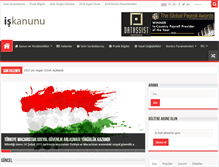 Tablet Screenshot of iskanunu.com